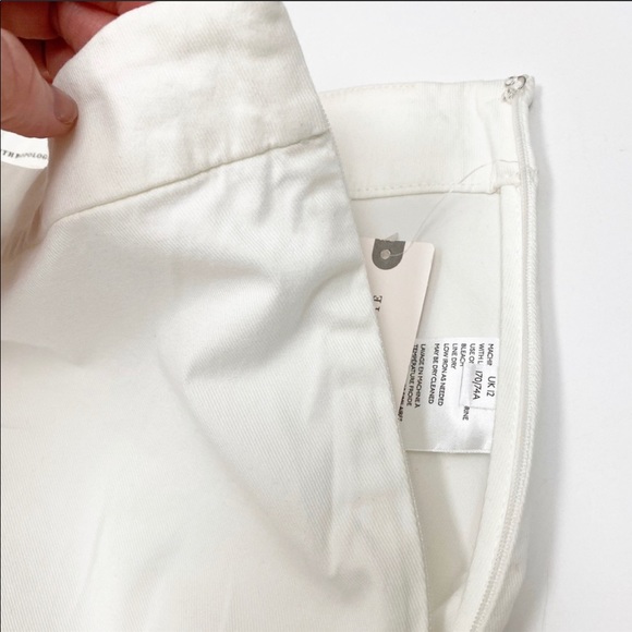 NWT Anthropologie Corfu Wide Leg Pant- White - Picture 7 of 9